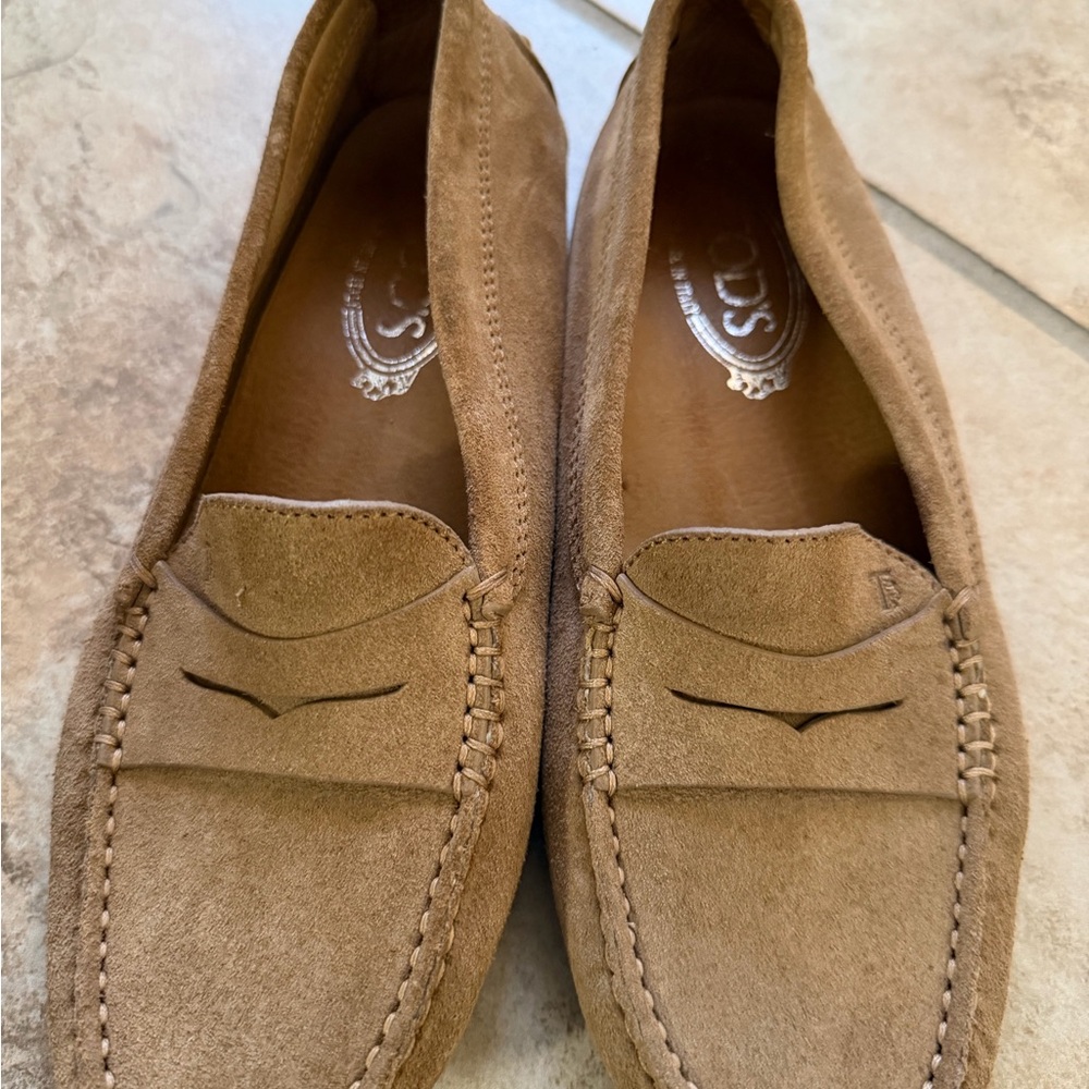 Women's Tod’s Suede Driving Loafers